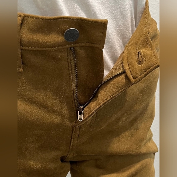 Banana Republic Faux Suede High Rise Cropped Pants Size 2/26P NWT - Picture 6 of 15